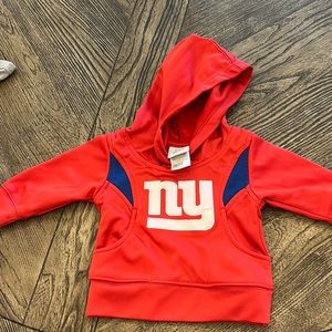 New York Giants hoodie, size 12 months